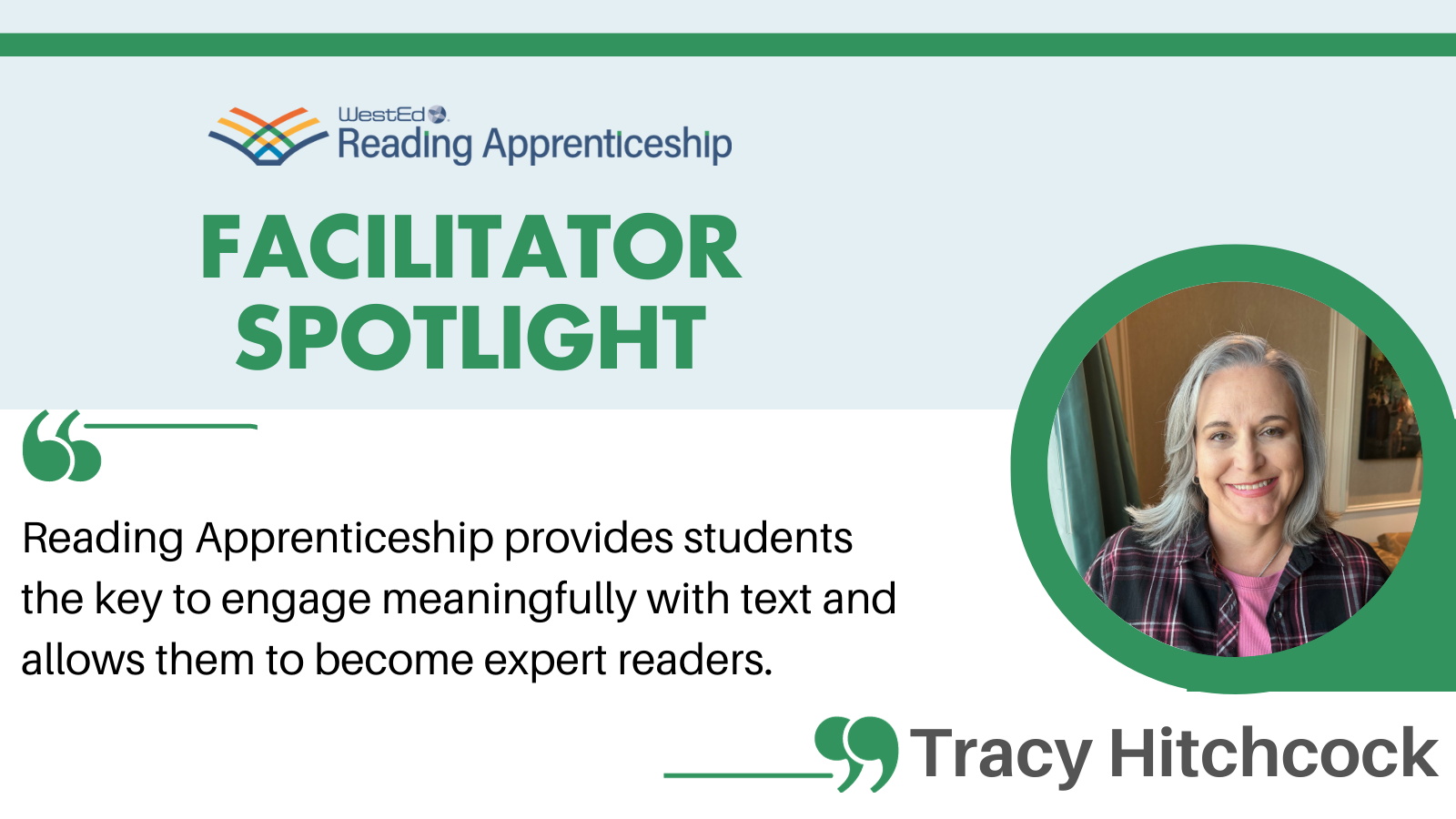 Tracy hitchcock facilitator reading apprenticeship